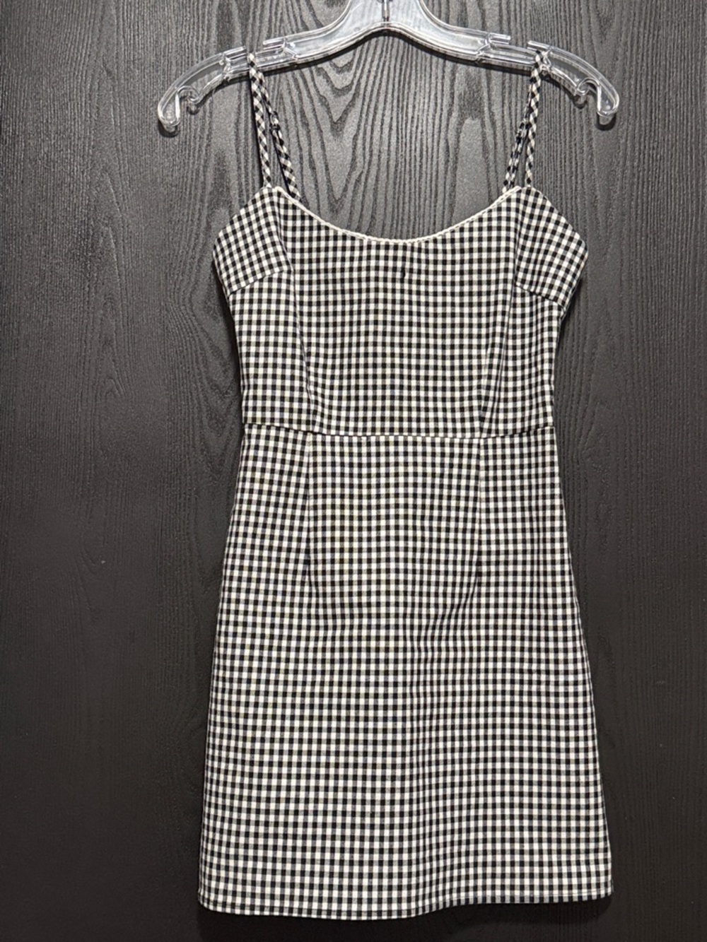 Urban Outfitters Black and White Gingham Mini Dress
